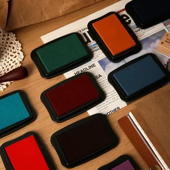 12 Farben großes Vintage-Stempelkissen für Stempel, DIY, Basteln, Scrapbooking, Stempelkissen