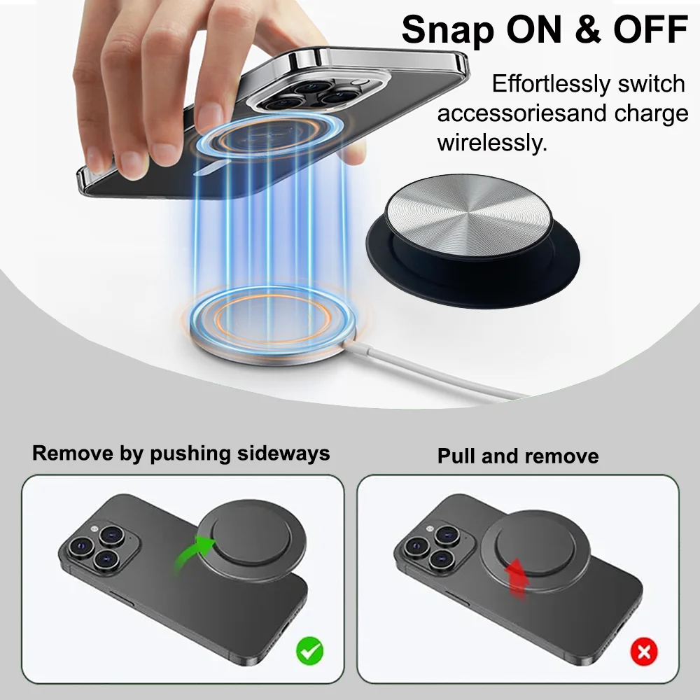 Magnetischer Handy-Grip mit Ständer, erweiterbar – Bild 4