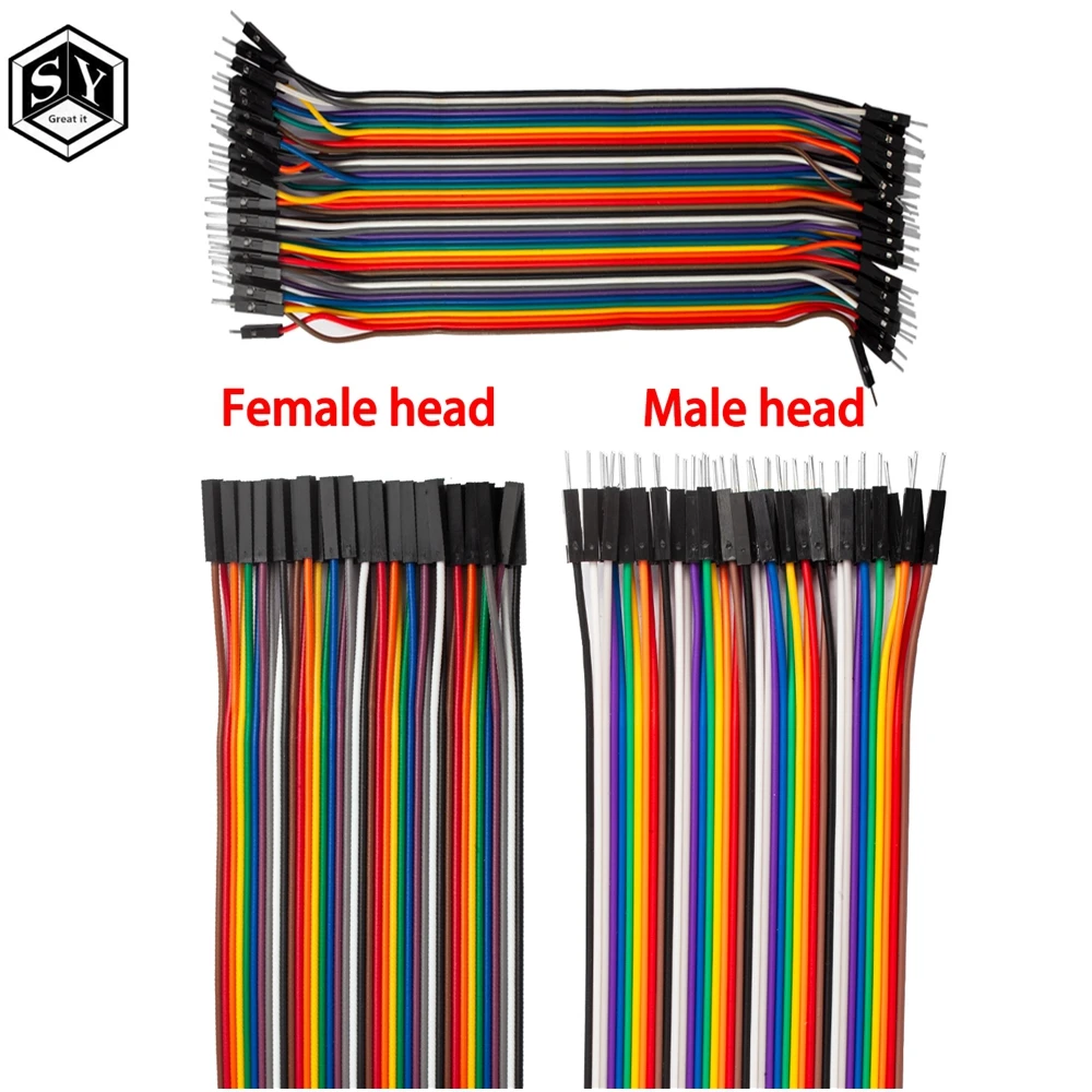 Dupont Linie 120 stücke 10CM 40Pin Männlich zu Männlich +