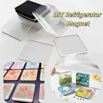Kühlschrankmagnete Material-Set Kreatives DIY Handgemachtes Neuartiges Acryl-Magnetaufkleber-Set
