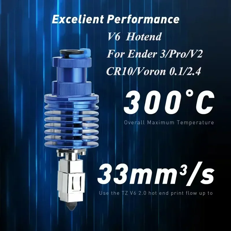 Upgrade TZ V6 2.0 Hotend Kit Hochgeschwindigkeitsdruckkopf – Bild 3
