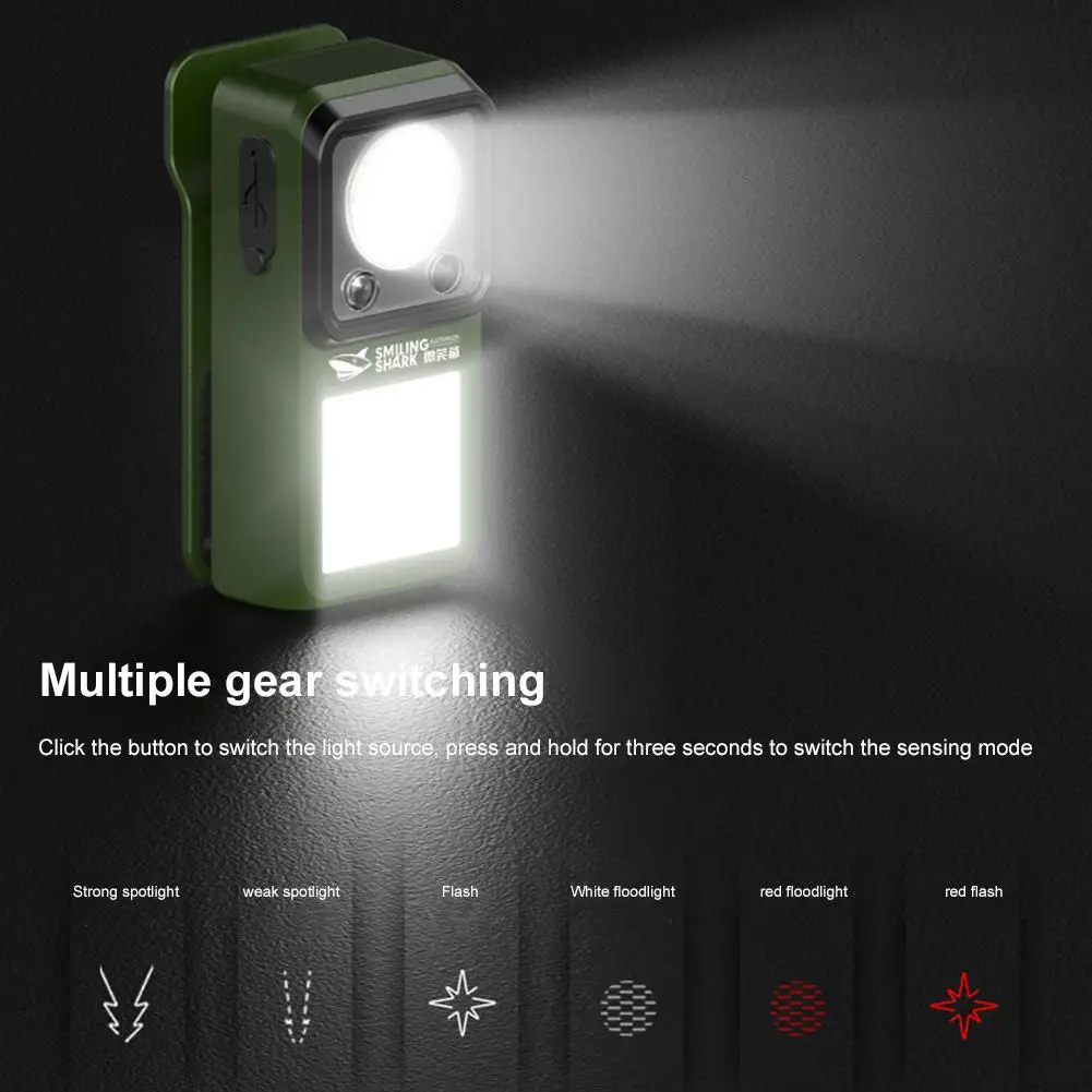 LED-Taschenlampe mit magnetischer Klemme für den – Bild 5