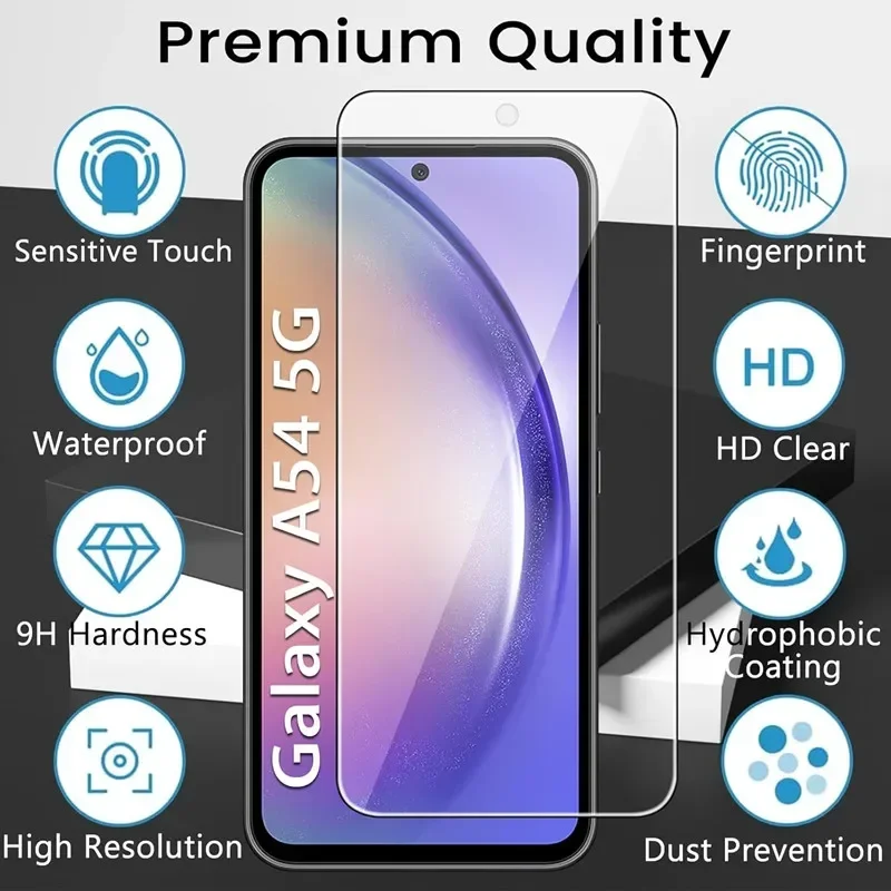 5-teiliger Displayschutz für Samsung Galaxy A55 A54 A13 A53 – Bild 2