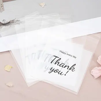 Danke Geschenk beutel Süßigkeiten Keks Verpackung Kunststoff Klebe beutel für Hochzeit Geburtstag begünstigt