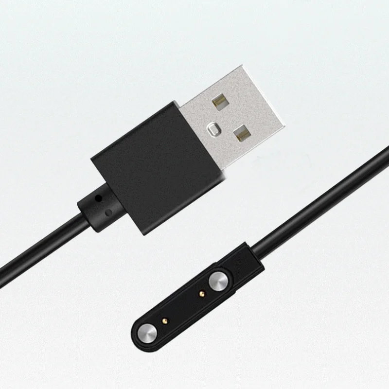 2 Pins 4 Pins Smartwatch Dock Ladegerät Adapter USB Ladekabel – Bild 2
