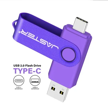 TYPE-C USB-Flash-Laufwerk 128 GB Stiftlaufwerk mit echter Kapazität 64 GB Schlüsselanhänger Memory Stick