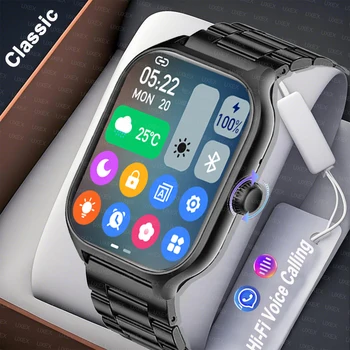 Smart Watch Plus Männer Frauen Plus Full Touch Screen Sport Fitness Uhr Bluetooth Anruf Android Telefon