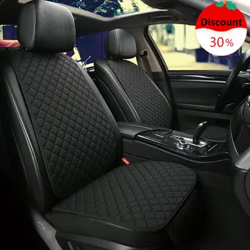 Universal Auto Sitz Abdeckung Schutz Leinen Vorne Hinten Flachs Sommer Kissen Pad Matte Limousine Suv Pick-up