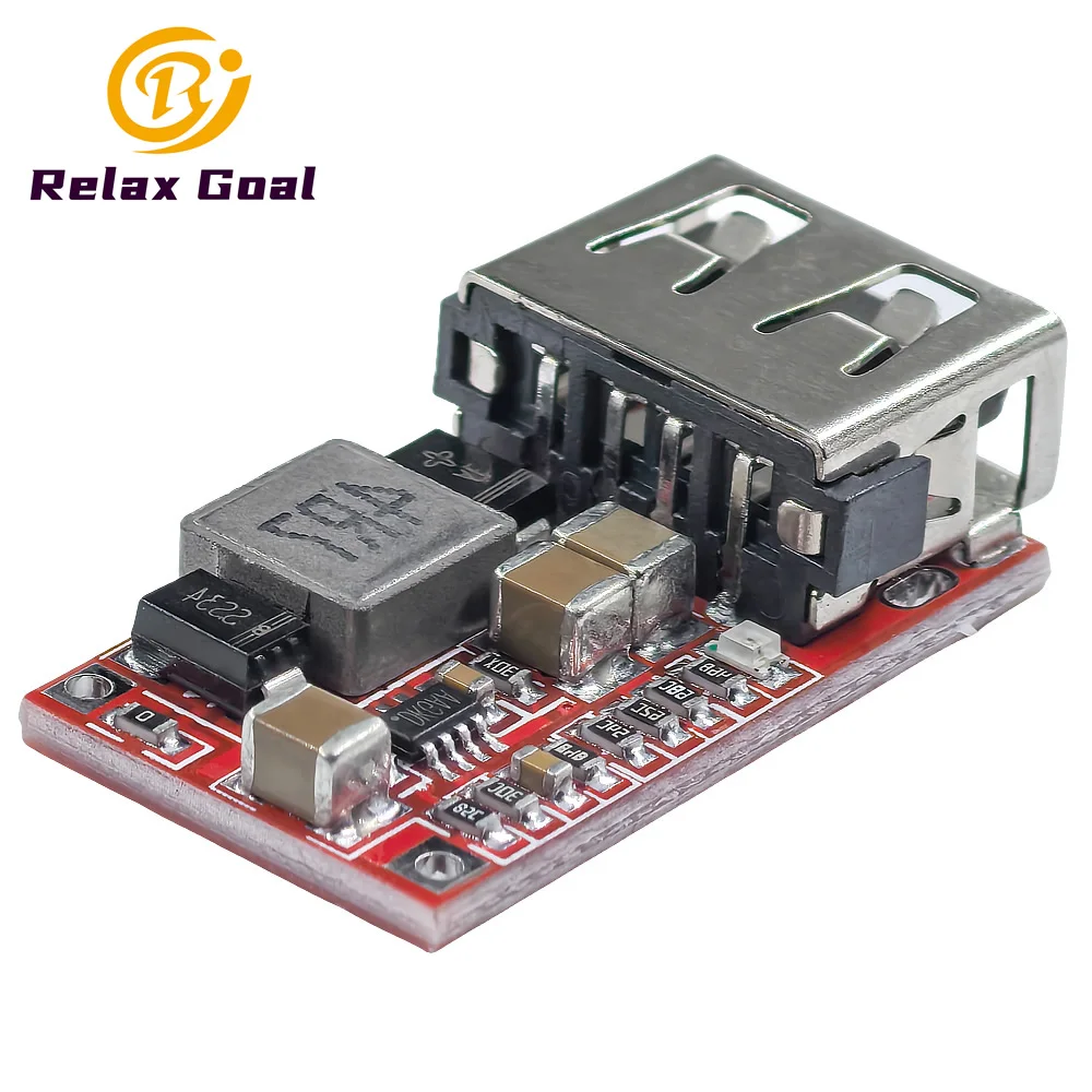 6-24V 12V/24V zu 5V 3A USB Step Down Modul Effizienz 97,5%