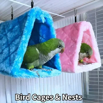 Haustier-Vogel-Papageienkäfige, warme Hängematte, Hütte, Zelt, modisches Bett, hängende Höhle zum Schlafen