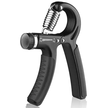 Einstellbare R-Typ Hand Grip Übung Zählbare Kraft Übung Stärkung Zange Frühling Finger Prise Handgelenk