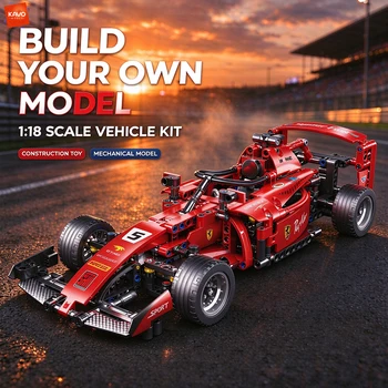 ToylinX RC Rennwagen Bausätze Bausteine Auto Cooles Sammlermodellauto Kits Spielzeug Weihnachtsgeschenk