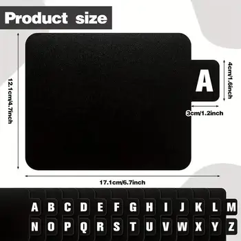 CD/DVD/Vinyl-Schallplatten A-Z Alphabet-Datei-Aufbewahrungstrenner für Musikalben, Büro, Zuhause (26 Stück)