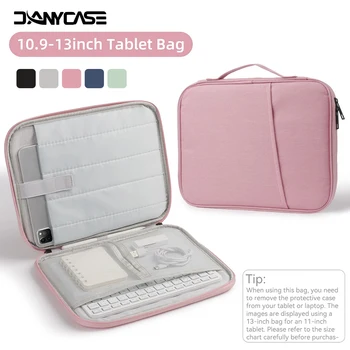 Laptoptasche für 11-13 Zoll, schützende Tablet-Hülle, gepolsterte Tragetasche, passend für iPad, MacBook