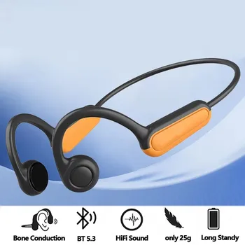 Echte Knochen Leitung Sport Kopfhörer Drahtlose Kopfhörer Bluetooth-Kompatibel Headset Freisprecheinrichtung