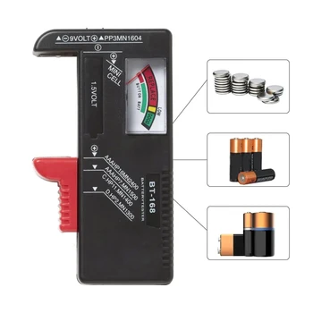 Universal BT168 Digital Batterie Tester Volt Checker für AA AAA 9V Taste Mehrere Größe Batterie Tester