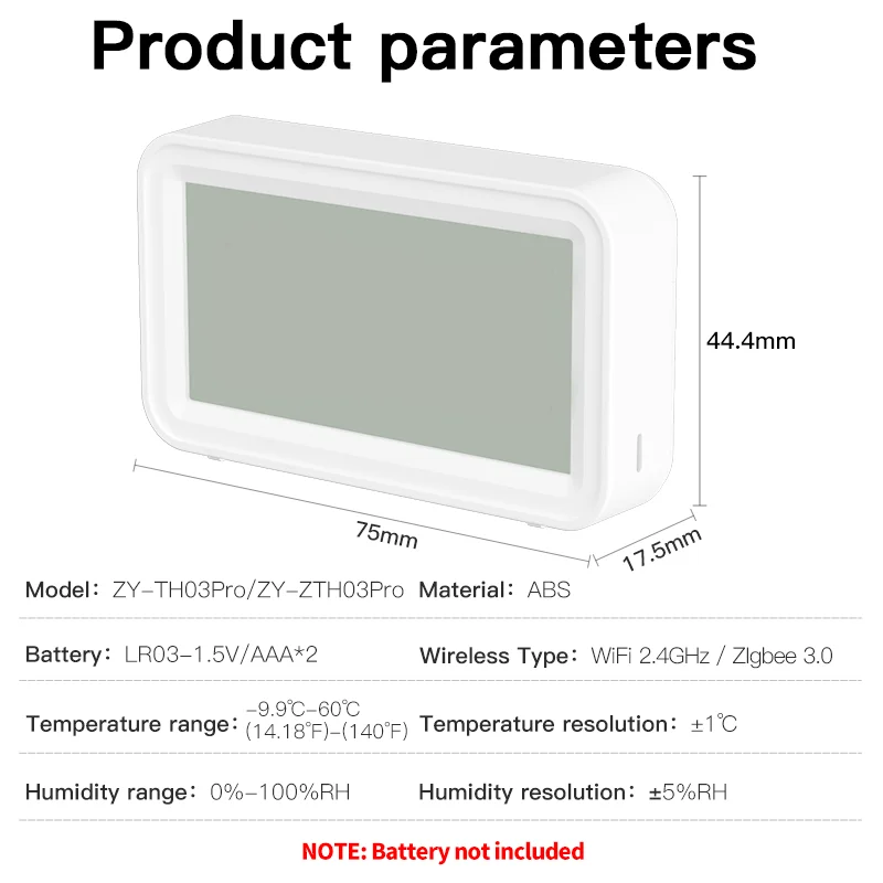 Tuya Zigbee WiFi Temperatur- und Feuchtigkeitssensor – Bild 6