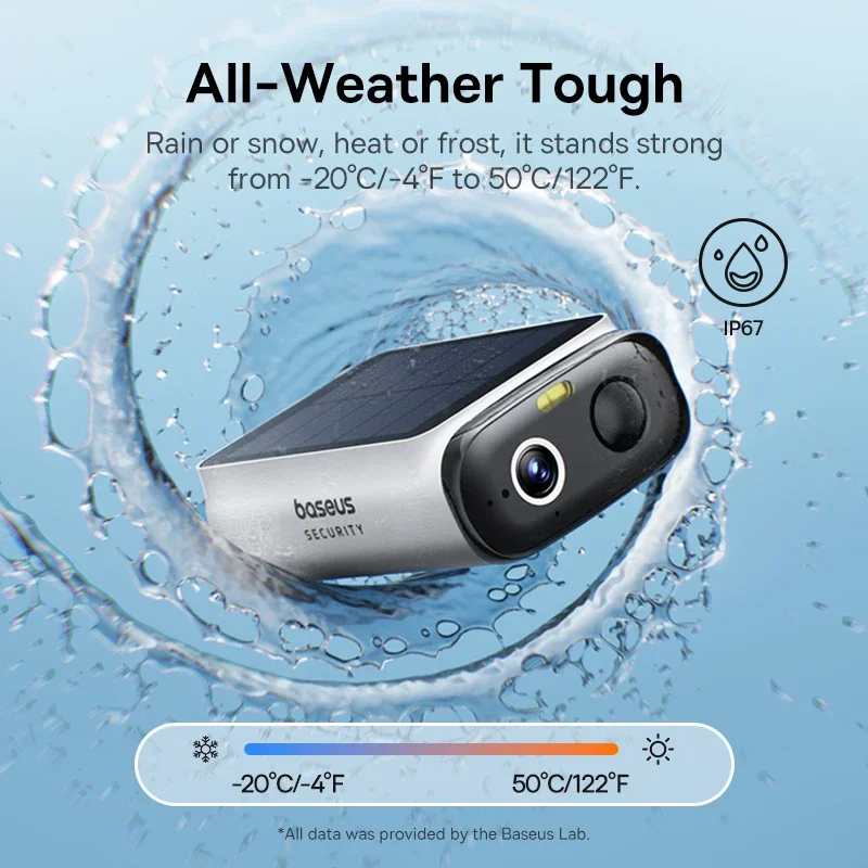 Baseus Security S1 Lite Solar-Überwachungskamera, kabellose – Bild 5