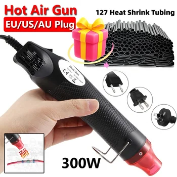 300 W Heißluftpistole, tragbare Mini-Heizung für Heimwerker, Handwerk, Prägung, Schrumpffolie, PVC