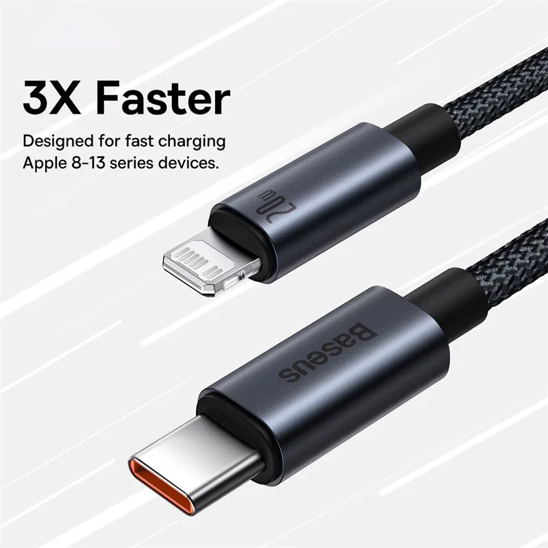 USB-C auf Lightning Kabel für iPhone, Schnellladen – Bild 2
