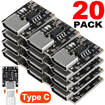 TP4056 3,7V Lithium-Akku Lade- und Entladegerät mit Schutzfunktion Typ-C USB Typ C Li-Ionen-Akku Ladeboard
