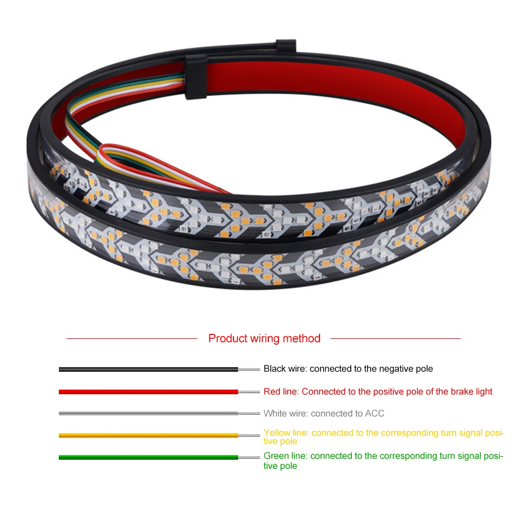 Auto Lkw LED Heckklappe licht Streifen Blinker Lampe – Bild 5