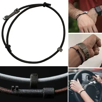 EDC Survival Bracelet For Outdoor Adventure Adjustable Wristband Emergency Glass Breaker Outdoor Camping Gear