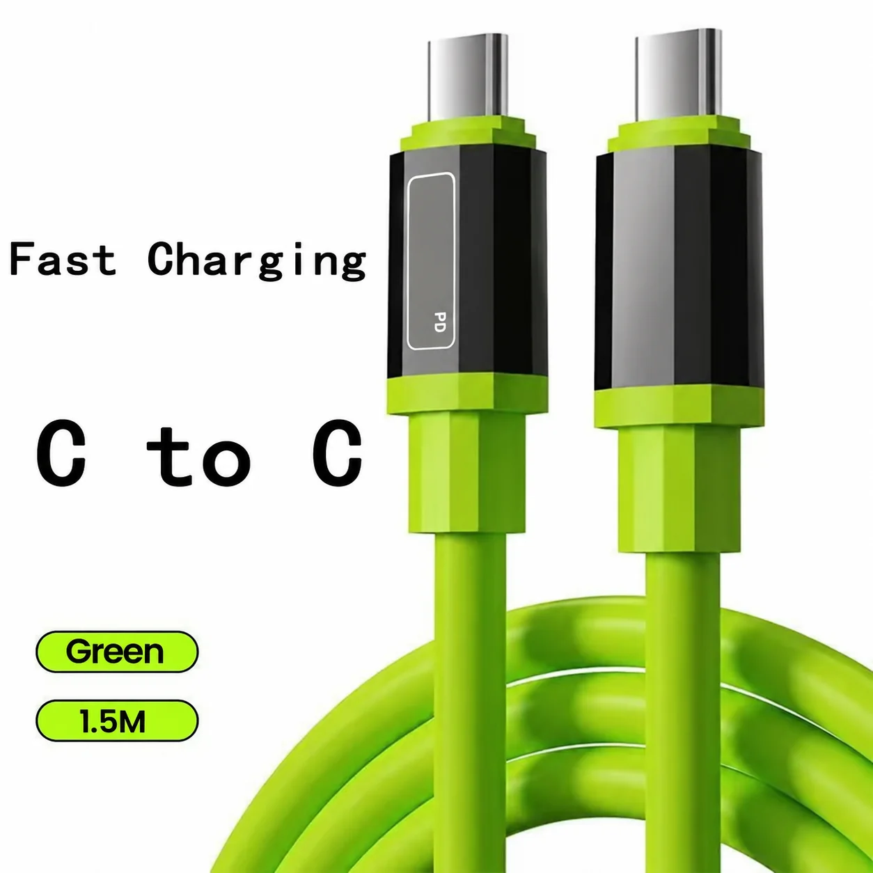 USB-C auf USB-C Kabel 240 W, 6 A, Schnellladen – Bild 3