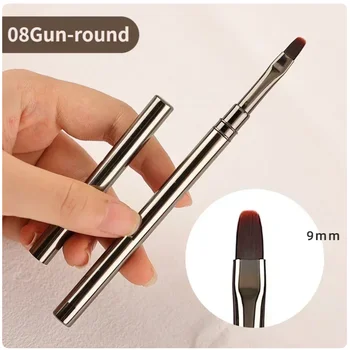 Nagel Kleber Phototherapie Stift UV Gel Pinsel Stift Acryl Nail art Malerei Zeichnung Liner Pinsel Maniküre
