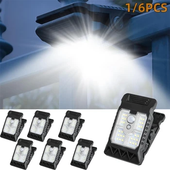 Clip-on-Solarleuchten für den Außenbereich, wasserdichte LEDs, Bewegungsmelder-Leuchten, 3 Modi, 3