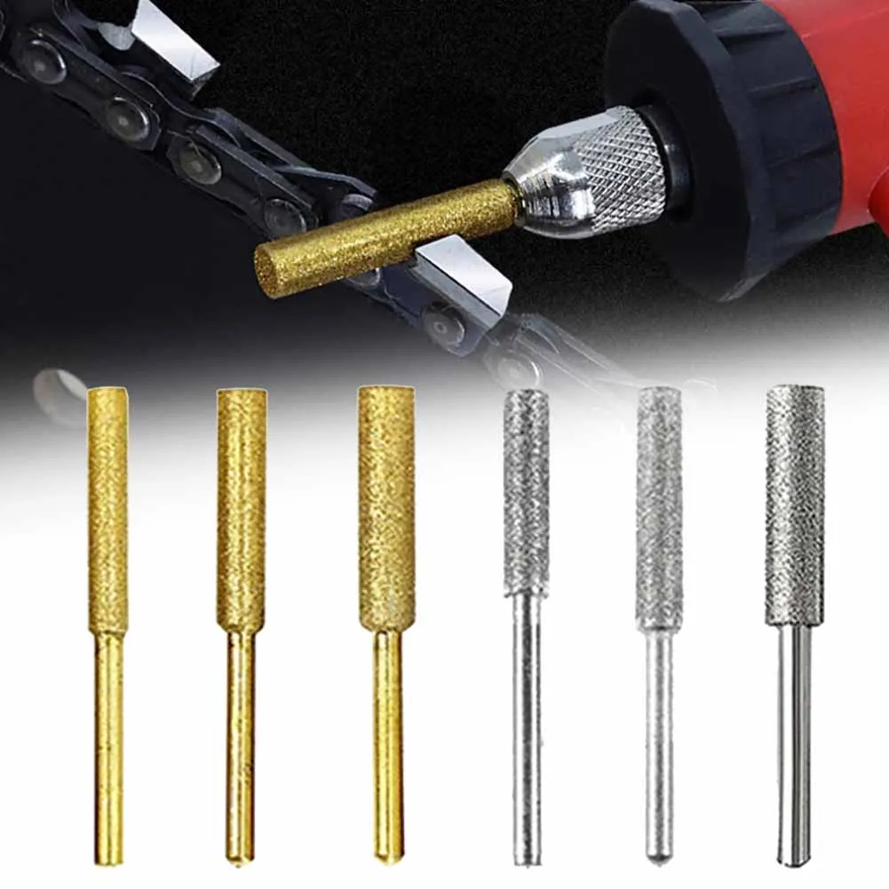 6 Stück Kettensägenschärfer 4/4,8/5,5 mm diamantbeschichteter