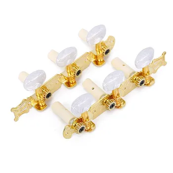 Klassische Gitarre Tuning Pegs Mechanik Mechaniken Tasten 3L 3R Professionelle Metall Gitarre Knopf (2 Stück)