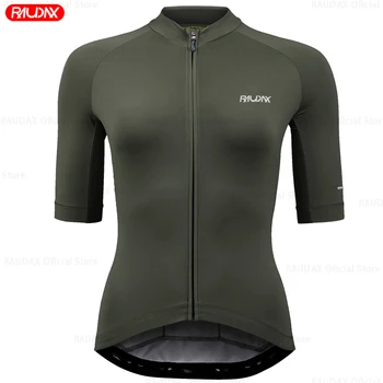 2026 Raudax Radtrikot 11 Farben Radsport-Rennoberteile Kurzarm-Radfahrerkleidung Shirt Maillot Damen