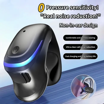 Bone Conduction 5.3 Kabelloses Bluetooth-Headset, sprechendes Clip-on-Headset, langlebiges Tragen