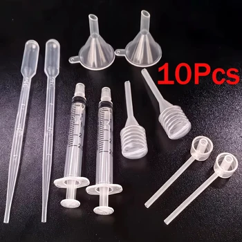 Parfüm-Füllwerkzeug-Set, Spritzenextraktor, Trichter, Tropfer, Feder-Tropfer, Pumpenextraktor (10 Stück)