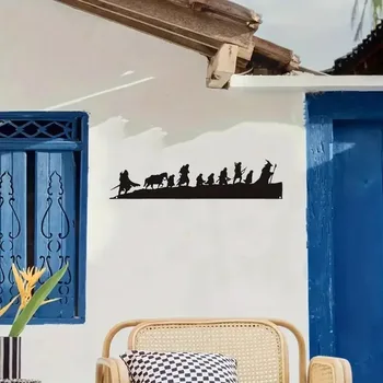 Porträt-Silhouette aus Metall, Wandkunst, Innendekoration, Innen-/Außenhaus, Terrasse, Balkon - ideales