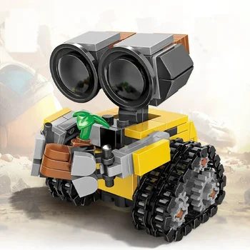 Klassischer Film 200+ Teile Mini-Roboter MOC Bausteine Modell DIY Baustein-Sets Kreatives Spielzeug für Kinder