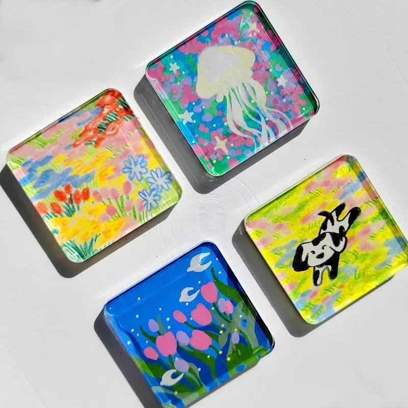 5/10 Stück DIY Kühlschrankmagnet, hochtransparentes Acryl – Bild 2