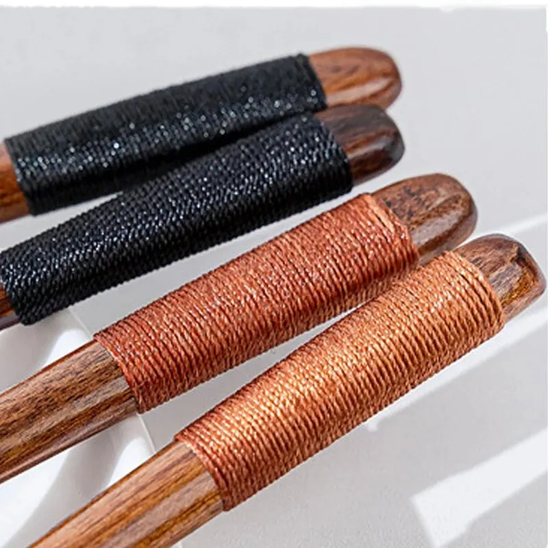 1pc Holz Stäbchen Gabel Löffel Drei-stück Set Schnur – Bild 6