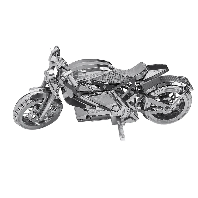 Motorrad 3D Metall Puzzle DIY Modellbau Kit Erwachsene – Bild 6