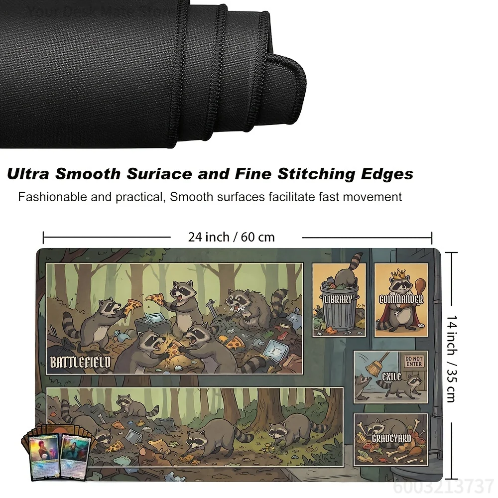 Trash Panda Racoon Spielmatte, magische Partyspielmatte – Bild 3