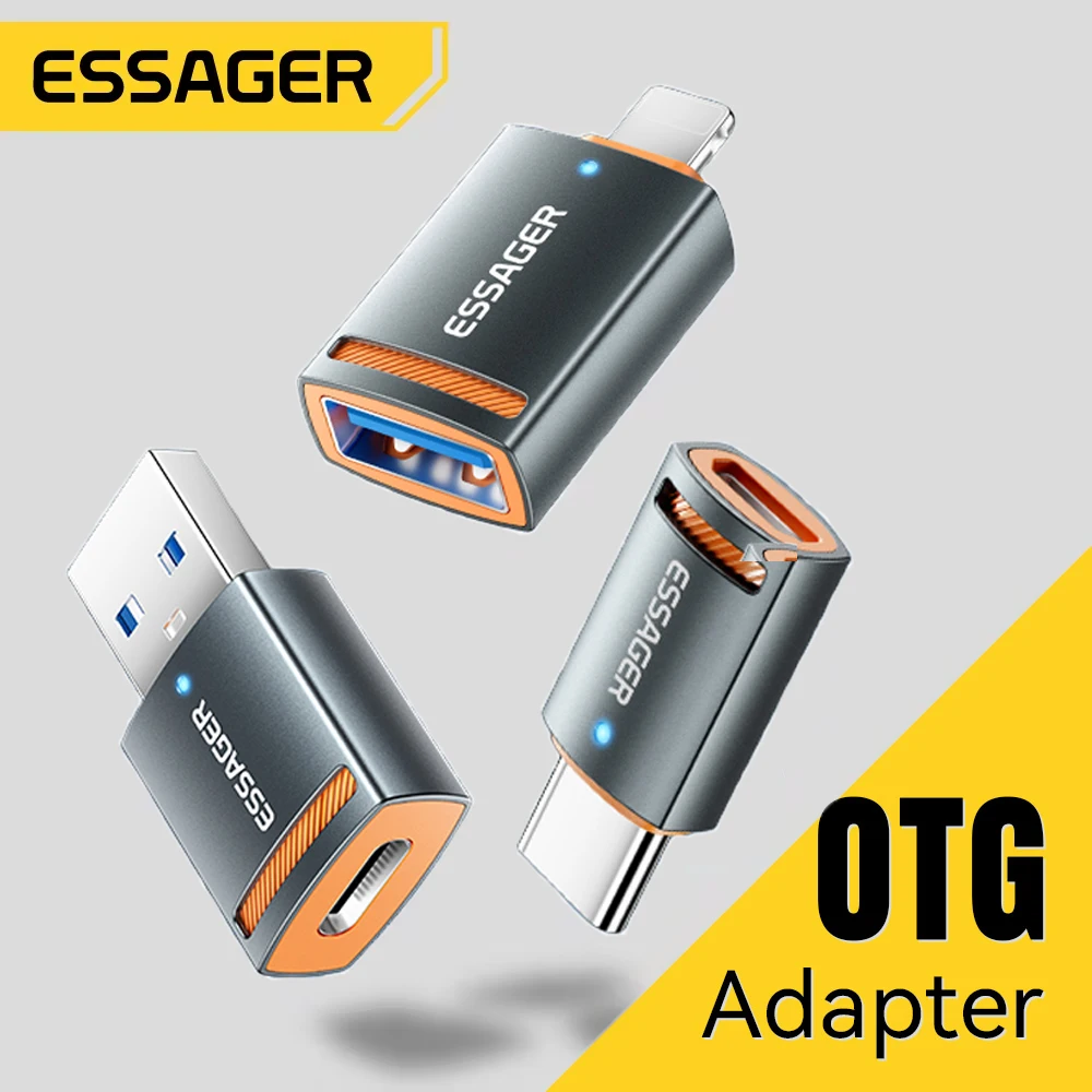 Essager USB3.0 OTG Adapter Typ-C USB-A Micro Buchse auf USB