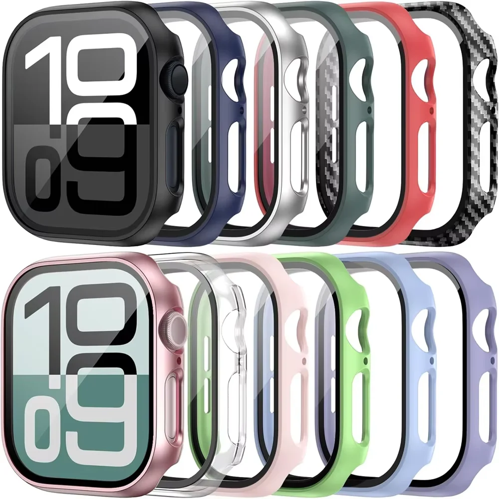 Gehärtetes Glas + Hülle für Apple Watch 10 46 mm 42 mm Ultra – Bild 2