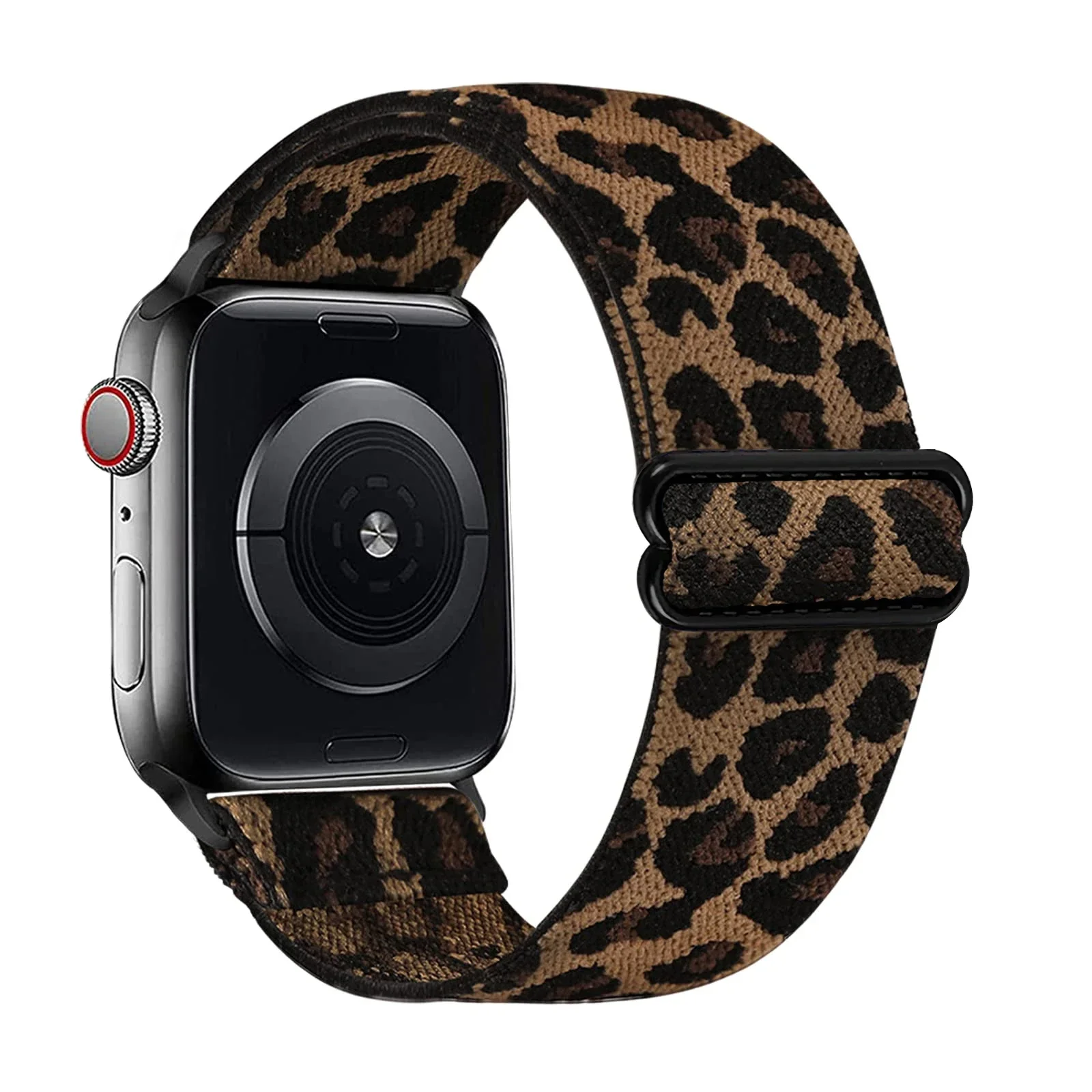 Leoparden-Uhrenarmband aus dehnbarem Nylon, kompatibel mit – Bild 2