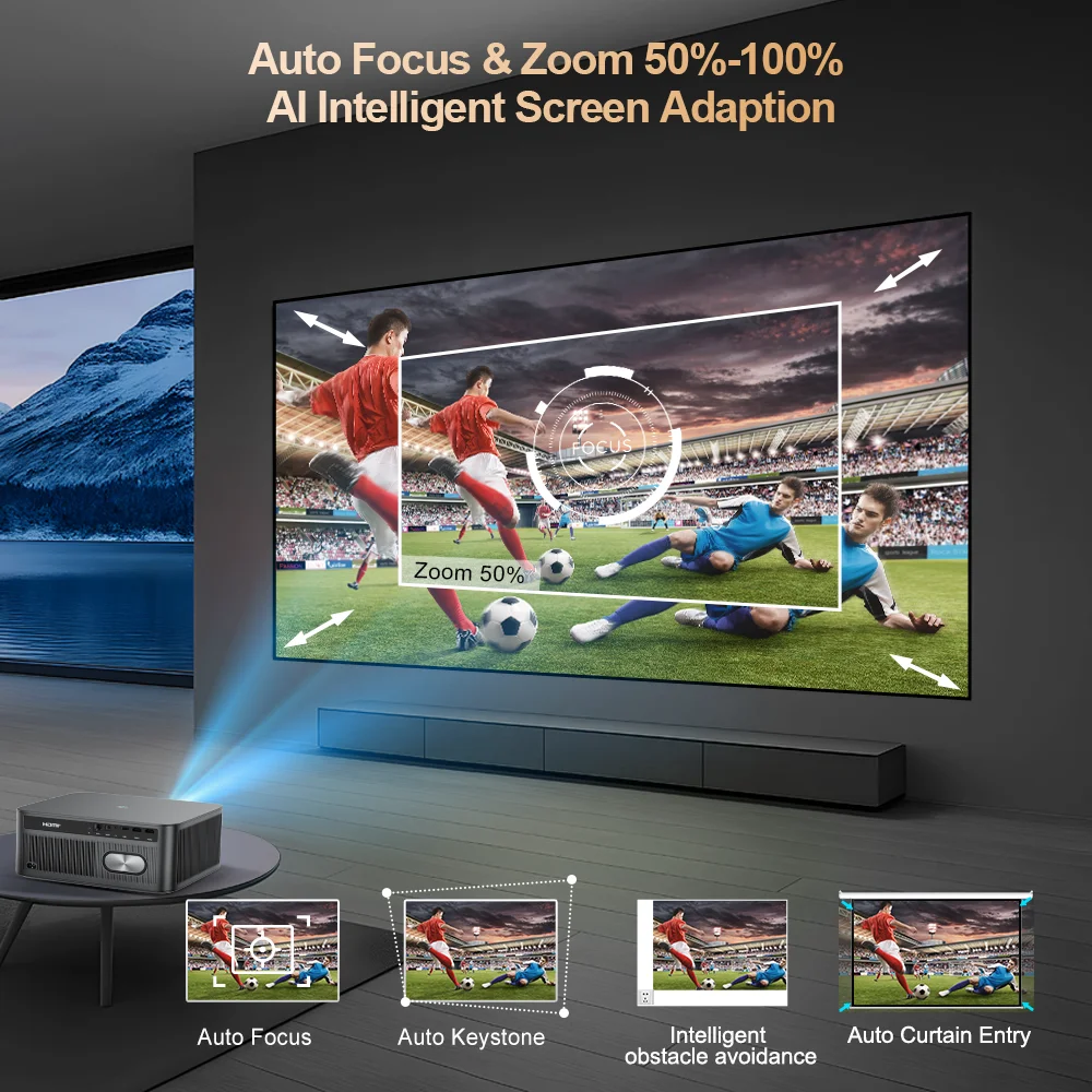 ThundeaL 3000Ansi 4K Full HD Projektor TD98Pro 2G 32G – Bild 5