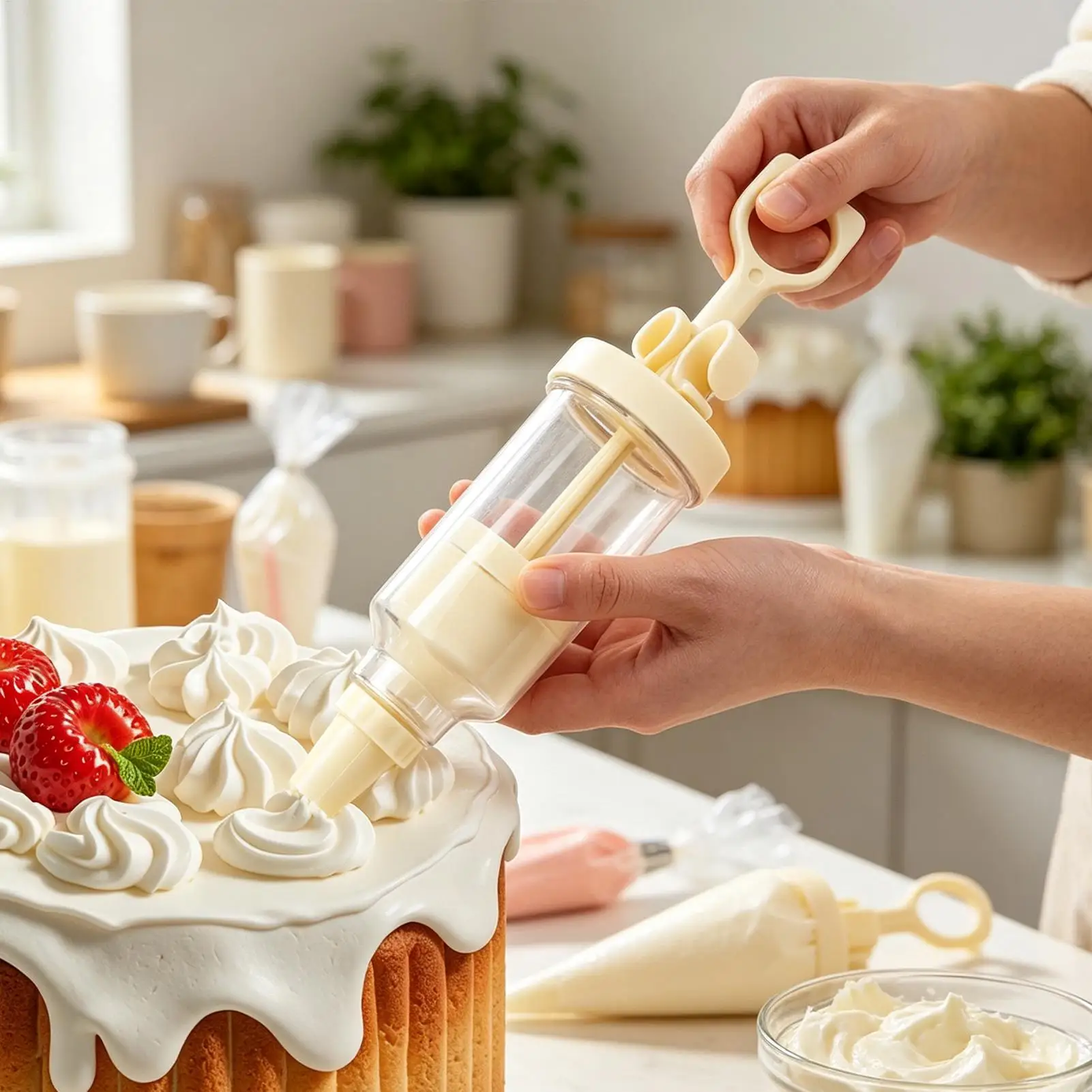 Kuchenfüllungsspritze, Spritztüllen-Set
