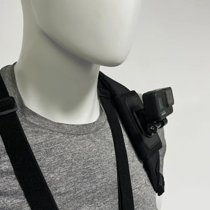 360 Rotation Tasche Rucksack Schultergurt Halterung für GoPro – Bild 5