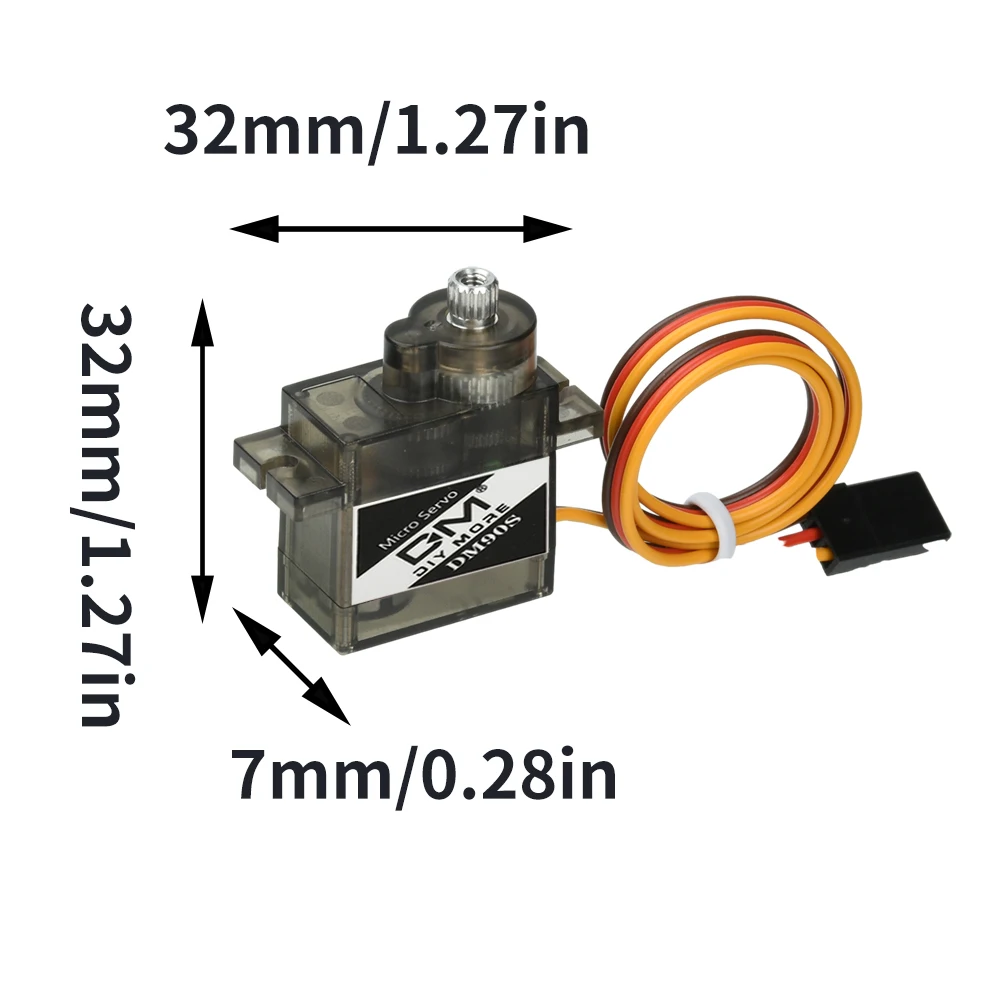 MG90S 180 Grad Micro-Servomotor 12 g Aluminium-Eisengetriebe – Bild 5