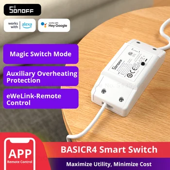 SONOFF BASICR4 Wifi Schalter Smart Home Relais Licht Schalter Universal Breaker Timer eWeLink Fernbedienung