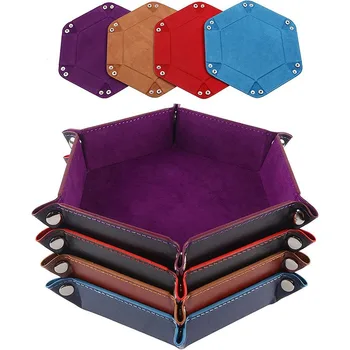 Würfelbecher aus Leder, Würfelhalter, Tablett, Würfelbox STZ05